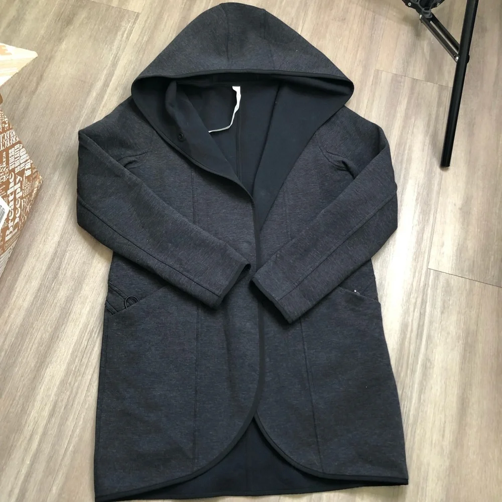Lululemon Urban Horizons Jacket Heathered Core Black / Black - Picture 3 of 7